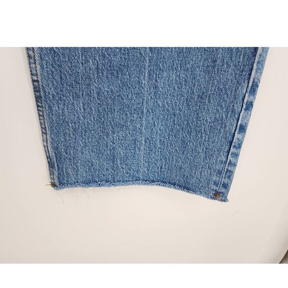 New NWOT Abercrombie & Fitch Curve Love The 90's Relaxed Jeans High Rise 31 12 L - Picture 7 of 10